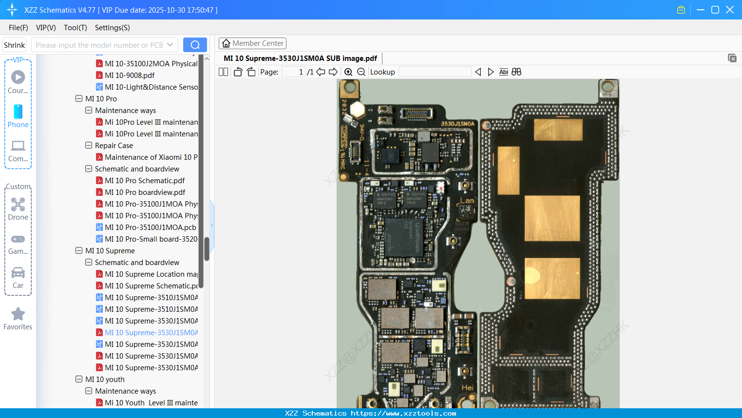 Xiaomi MI 10 Supreme-3530J1SM0A SUB Image